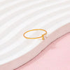 Fashion Dainty Super Fine Zirconia Ring