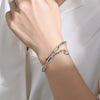 Paper Pin Zirkonia Charm Armband