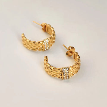 Fashion C Shaped Bold Earrings