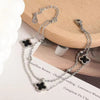 Four Leaves Clover Anklet