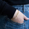 Doppeltes hohles Kettenarmband