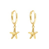 Summer Beach Style Hawaii Starfish Earrings