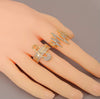 Brass Zircon High Quality Ring