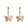 Butterfly Drop Dangle Hoop Earring