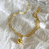 Dainty Ball Pendant Anklet