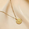 Fanyue Aquarius Gold Plated Zodiac Necklace