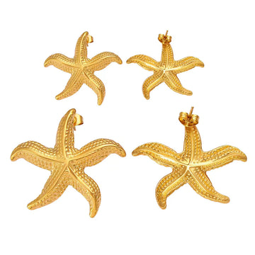 New Summer Holiday Sea Starfish Shaped Earrings