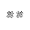 Twist C Shaped Stud Earring