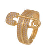 Brass Zircon High Quality Ring