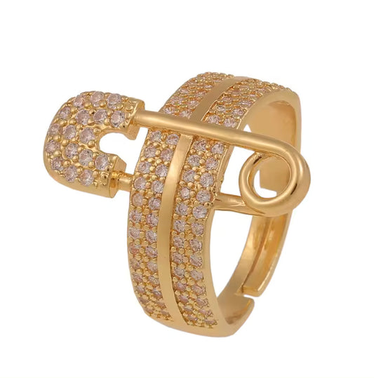 Brass Zircon High Quality Ring