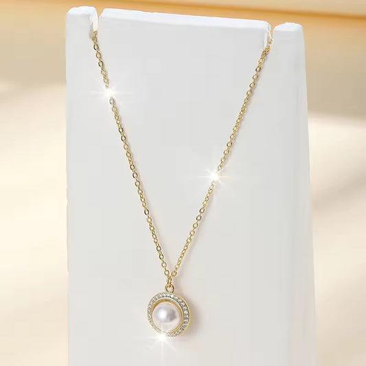 Sweet Temperament Pearl Necklace