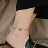 Weave Green Butterfly Anklet