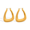 High End Chunky Hoop Earrings