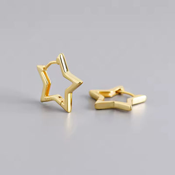 Cute Star Shape Huggie Earrings