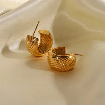 Non Tarnish Hoops Earrings