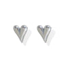 Big Heart Stud Earring