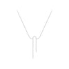 Round Line Pendant Necklace