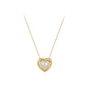 Heart Zircon Pendant Necklace