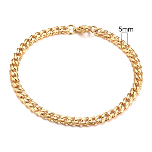 Twist Chain Bracelet 3-11mm