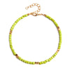 Bohemian Colorful Glass Beads Anklet