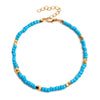 Bohemian Colorful Glass Beads Anklet