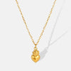 Collier pendentif radis coeur tendance