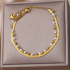 Imitation Pearls Fashion Anklet