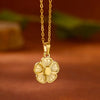 Vintage Flower Pendant Necklace