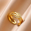 Fashion Zircon Infinity Symbol Ring