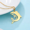 Collier pendentif requin mignon