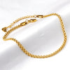 Delicate Twist Chains Anklet