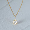 Clavicle Zircon Pendant Necklace