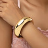 Rock Big Circle Bangle Bracelet