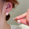 Beautiful Geometry Arc C Shape Stud Earring