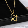 Bow & Arrow Pendant Necklace