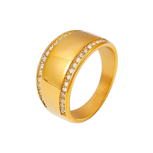 Zircon Wedding Bands Charm Couple Ring