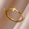 Simple Fashion Cross Ring