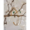 Green Agent Stone Multi-Layer Thin Circle Cuff Bracelet