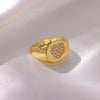 Trendy Heart Wedding High Quality Ring