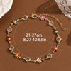 Kinitial Daisy Flower Anklet