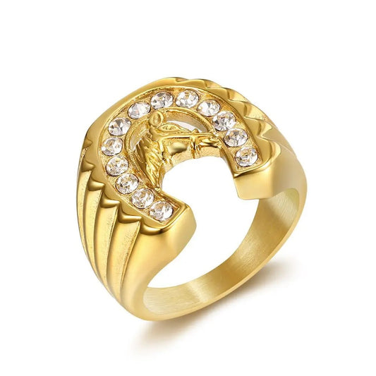 Cool Designer Lucky Horse Ring