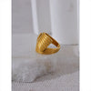 Attractive Gold Wide Ring