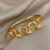 Gold Fashion Wave Bracelet