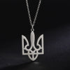 Collier avec pendentif avec armoiries ukrainiennes