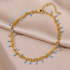 Bohemian Beads Chain Anklet