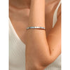 Zartes, glitzerndes Herz-Armband mit Zirkonia