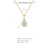 Clavicle Zircon Pendant Necklace