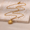 Creative Vintage Sun Pendant Necklace