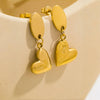 Elegant Heart Pendant Earring