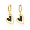 Double Heart Birthday Earring